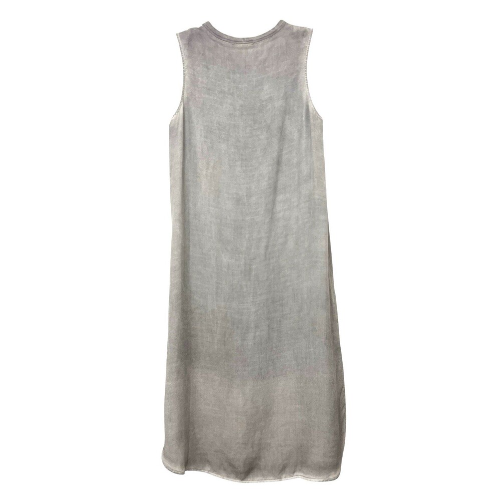 Anthropologie CLOTH & STONE Gray Stonewash Sleeveless Hi-Lo Tunic Tank Dress XS - Picture 4 of 9